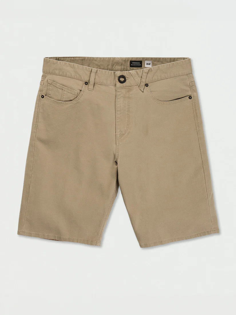 Volcom Modown Canvas 5 Pocket 20" Short - Khaki