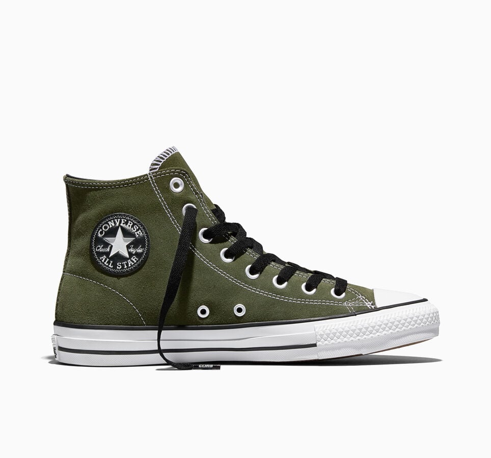 CTAS Pro Suede Hi - Natural Green/Black/White