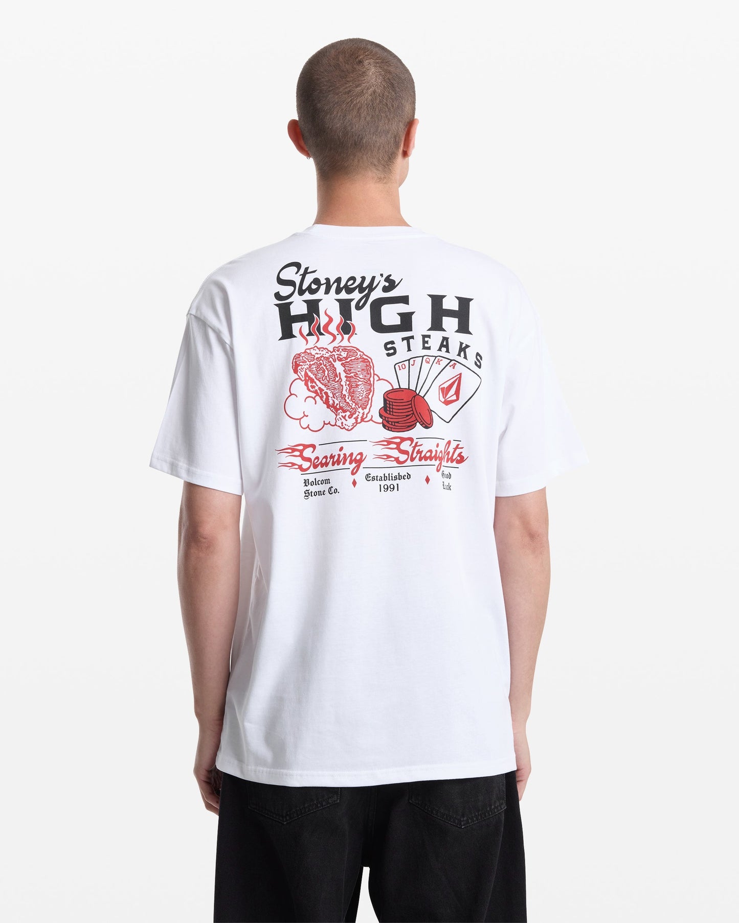 High Steaks Tee - White