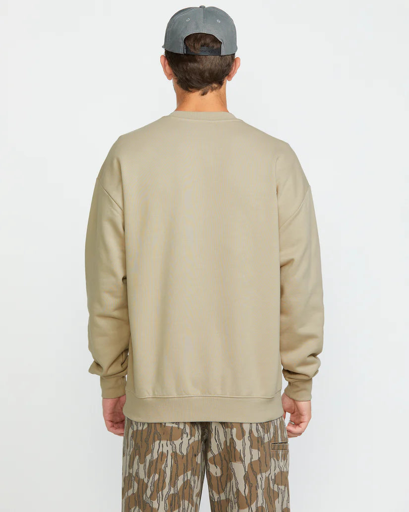 Volcom Operators Sweatshirt - Light Khaki