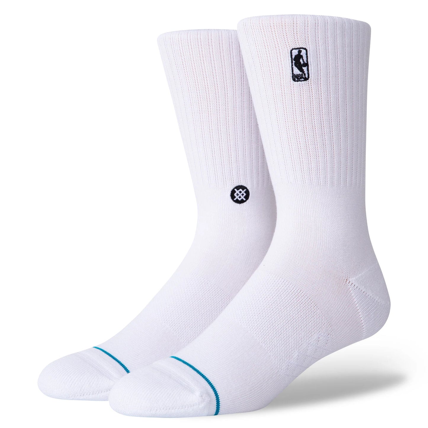 NBA Logoman Crew Sock - White