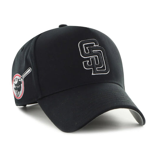 San Diego Padres Sure Shot TT Cotton MVP DT - Black/Black/White