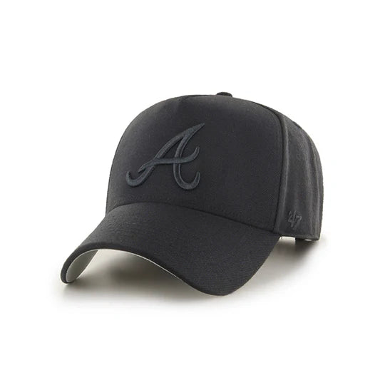 47 Atlanta Braves MVP DT Snapback - Black/Black