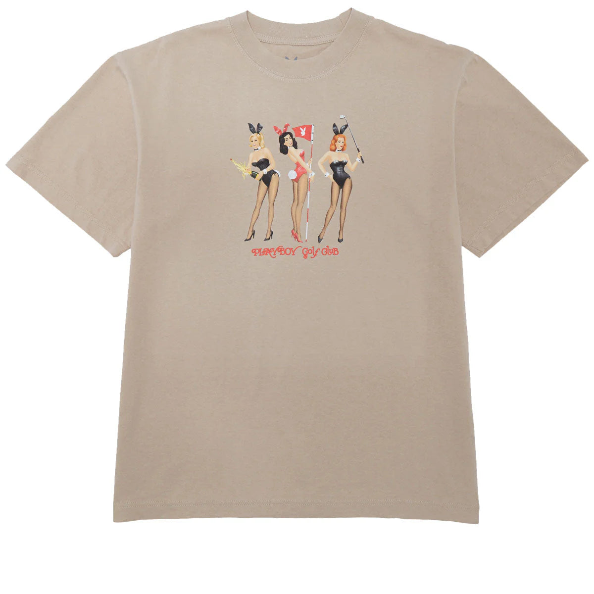 Color.Bars X Playboy Who's Your Caddy Tee - Sand