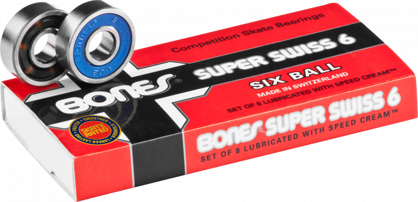 Bones Bearings Swiss 6 Ball - 8 Pack