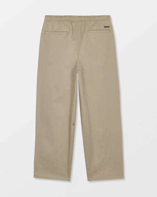 Kids Freazy Elasticated Waist Trousers - Khaki