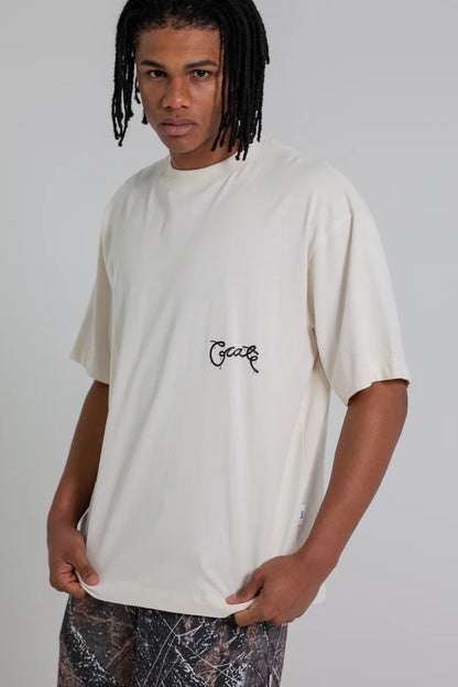 Artist Box Fit T-Shirt - Tofu