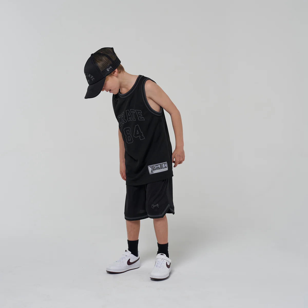 Kids BBall Mesh Shorts - Black