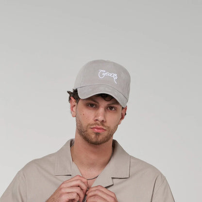 Crate Scripted Cord Snapback - Grey