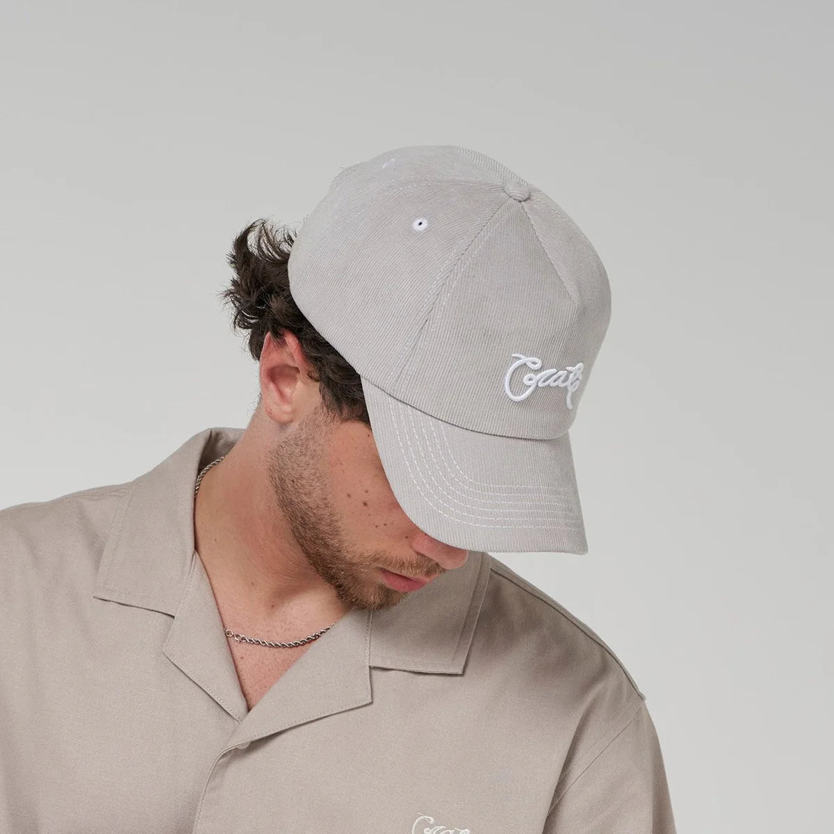 Crate Scripted Cord Snapback - Grey