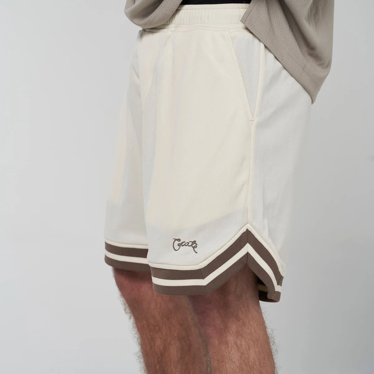 Crate Reversible B-Ball Shorts - Chia/Tofu