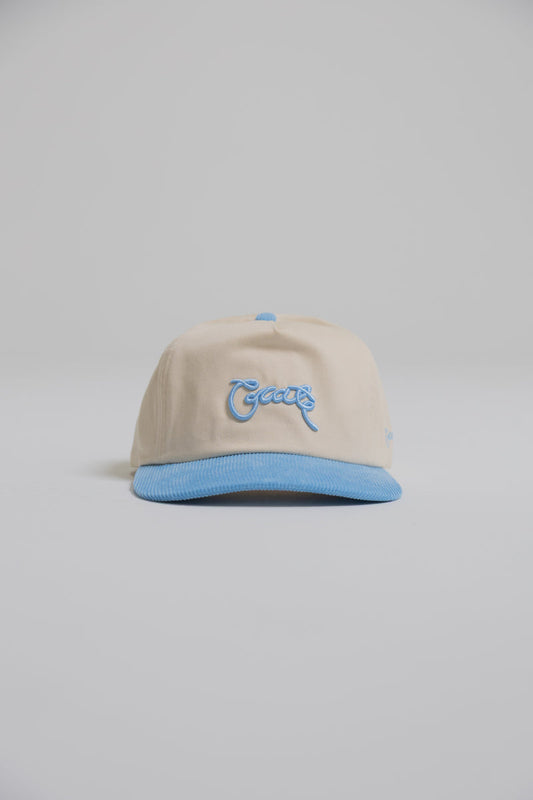 1/2 Cord Snapback - Tofu/Light Blue