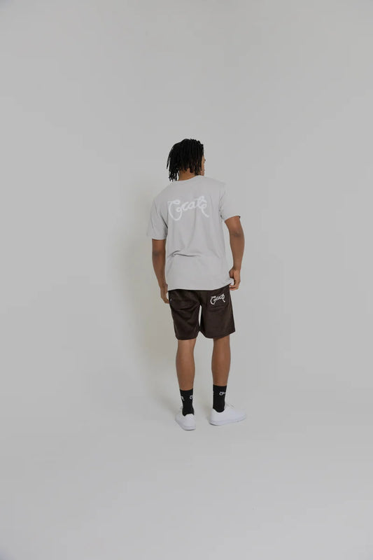 Corduroy Drip Shorts