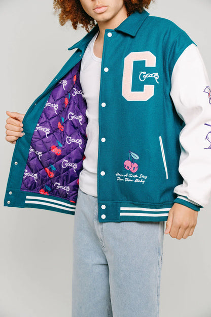 Crate X Rice Rice Baby Limited Edition Letterman Jacket