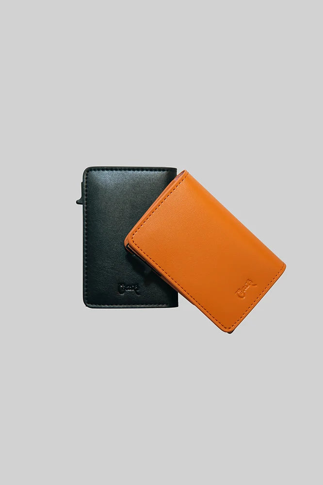 Crate Minimal Leather Wallet - Brown