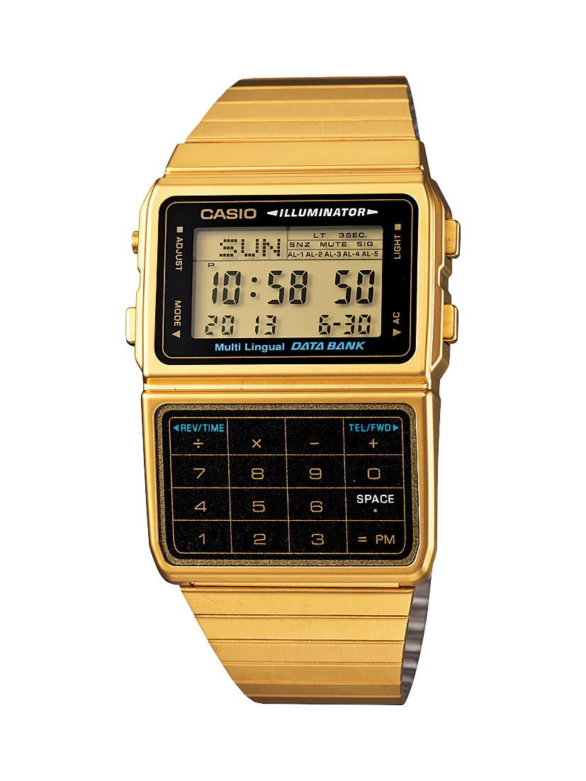 Casio Classic Databank Calculator Watch DBC611G-1D