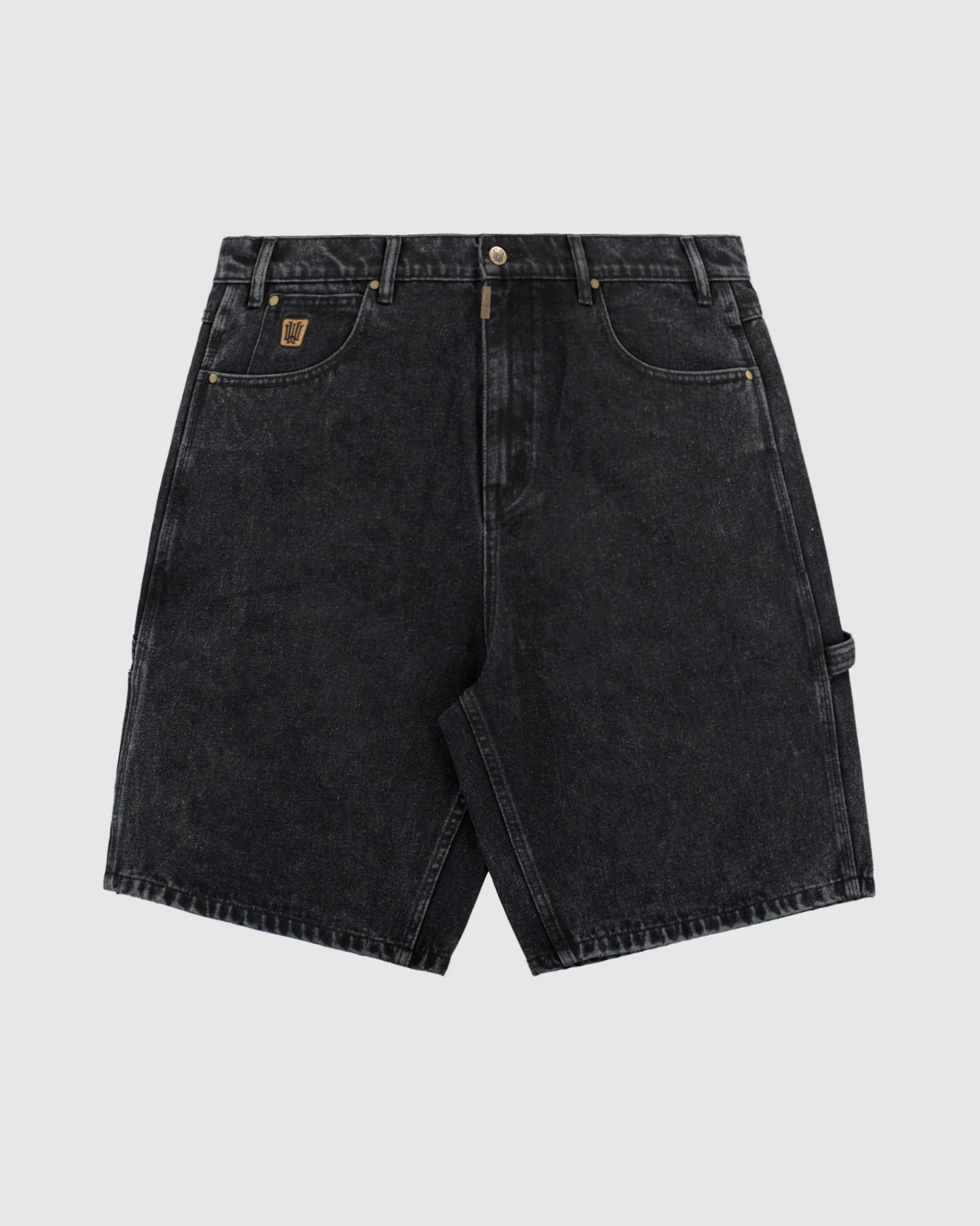 Wndrr Booster Denim Short - Black