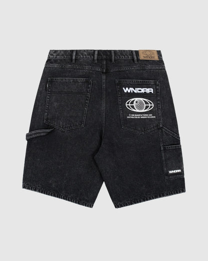 Wndrr Booster Denim Short - Black