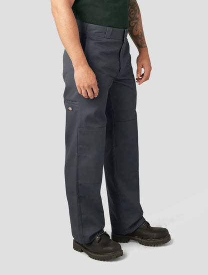 85-283 Loose Double Knee Pants - Charcoal