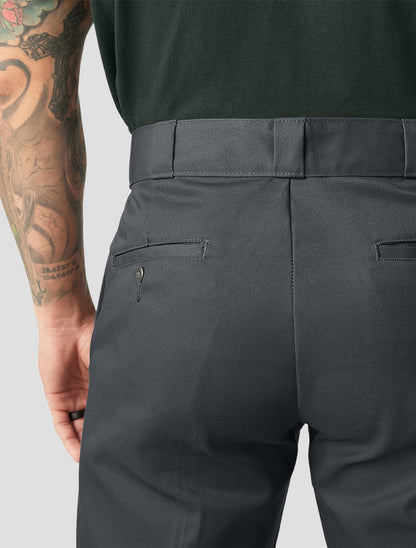 85-283 Loose Double Knee Pants - Charcoal