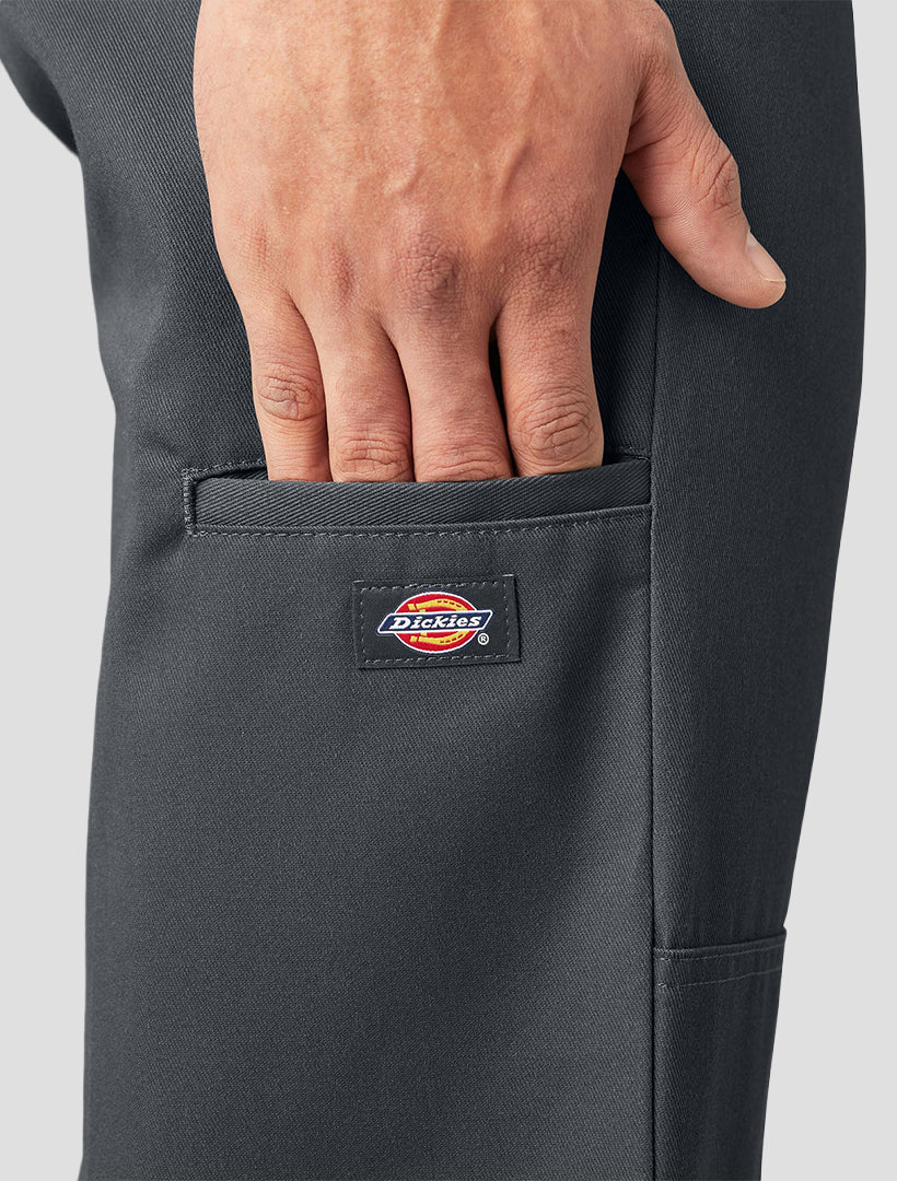 85-283 Loose Double Knee Pants - Charcoal