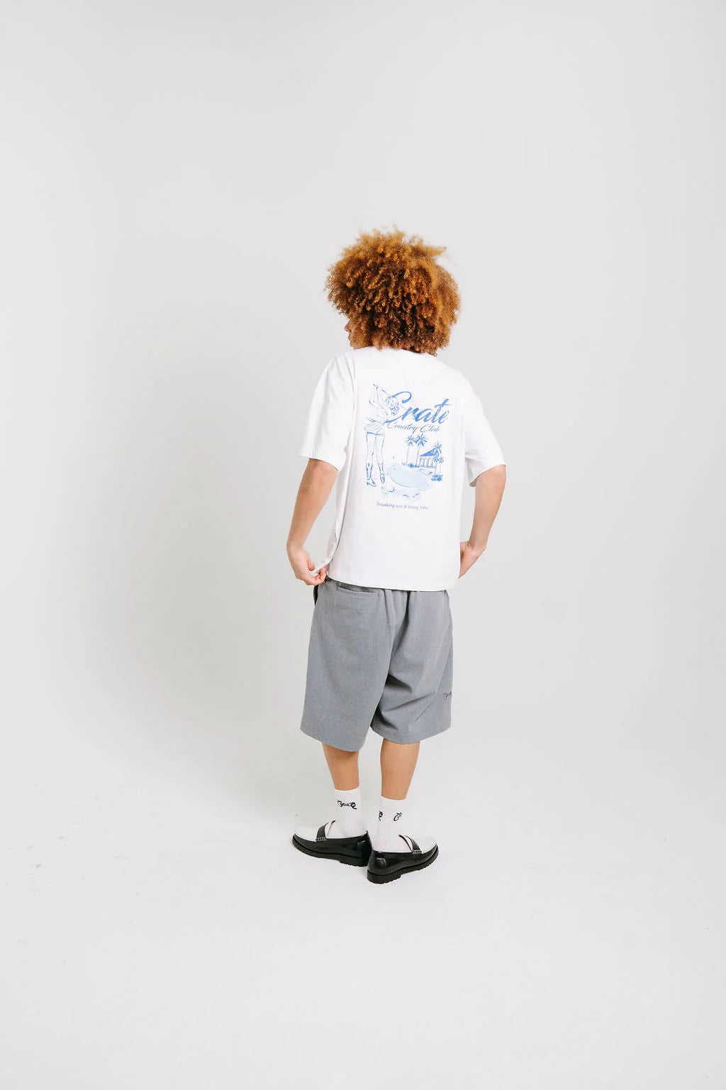 Country Club Box Fit Tee - White