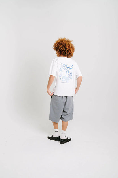 Country Club Box Fit Tee - White