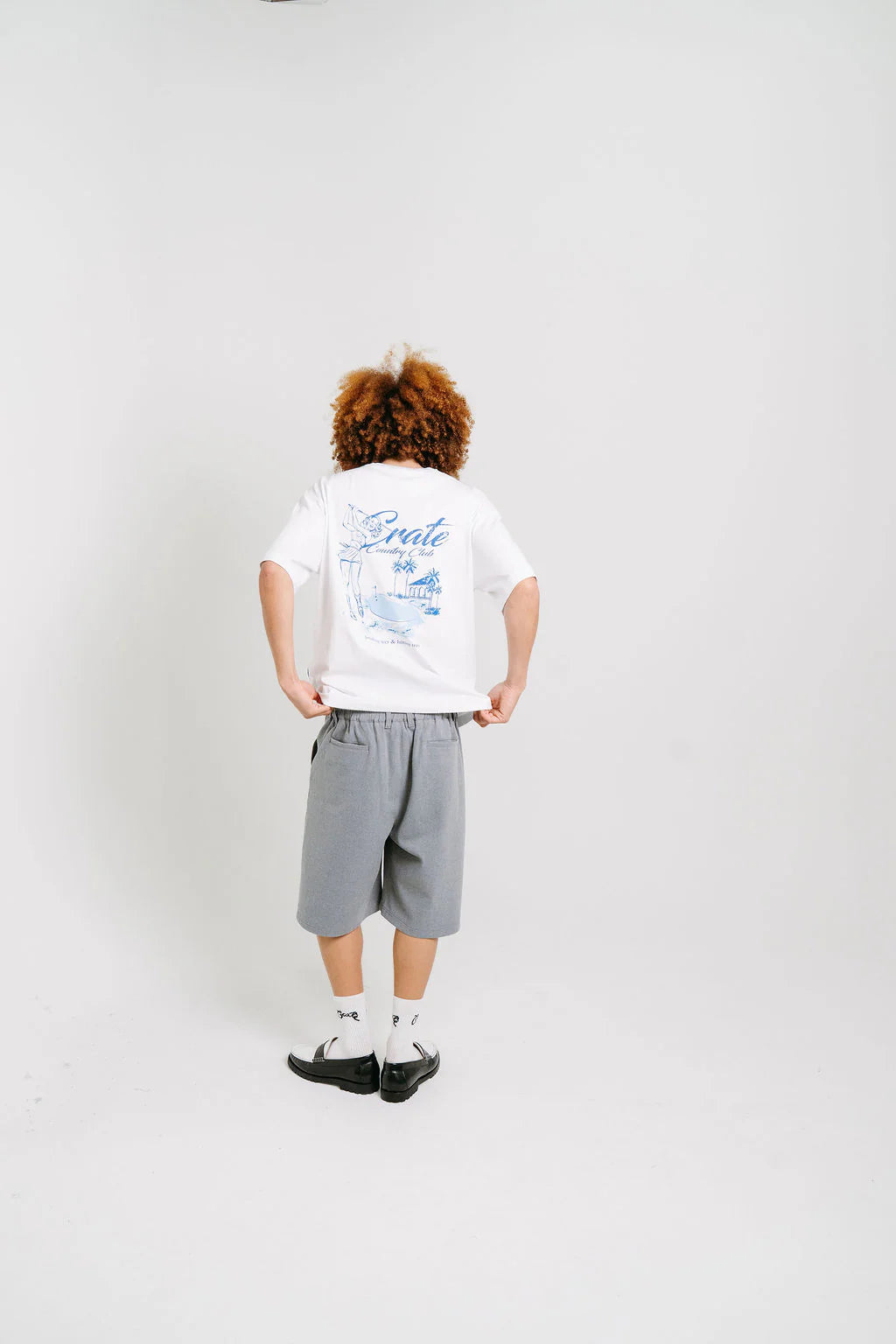 Country Club Box Fit Tee - White