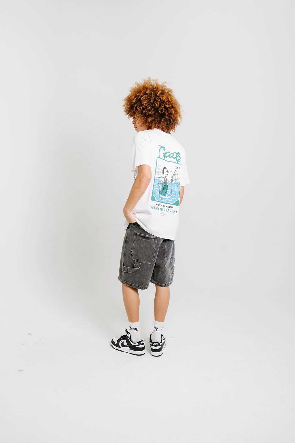Crate X Willie The Waiter Waders Tee - White