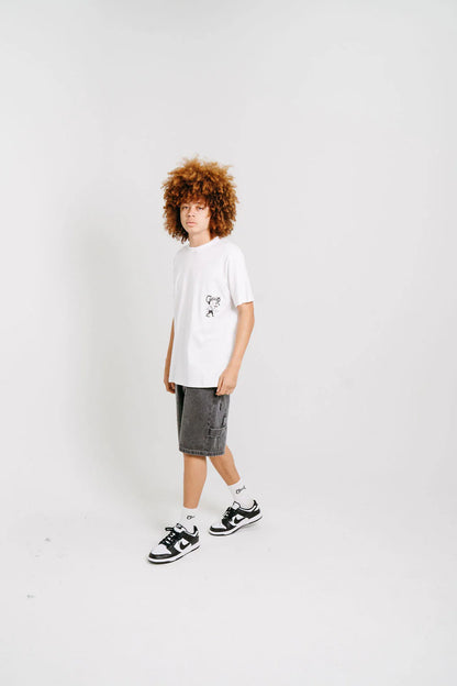 Crate X Willie The Waiter Waders Tee - White