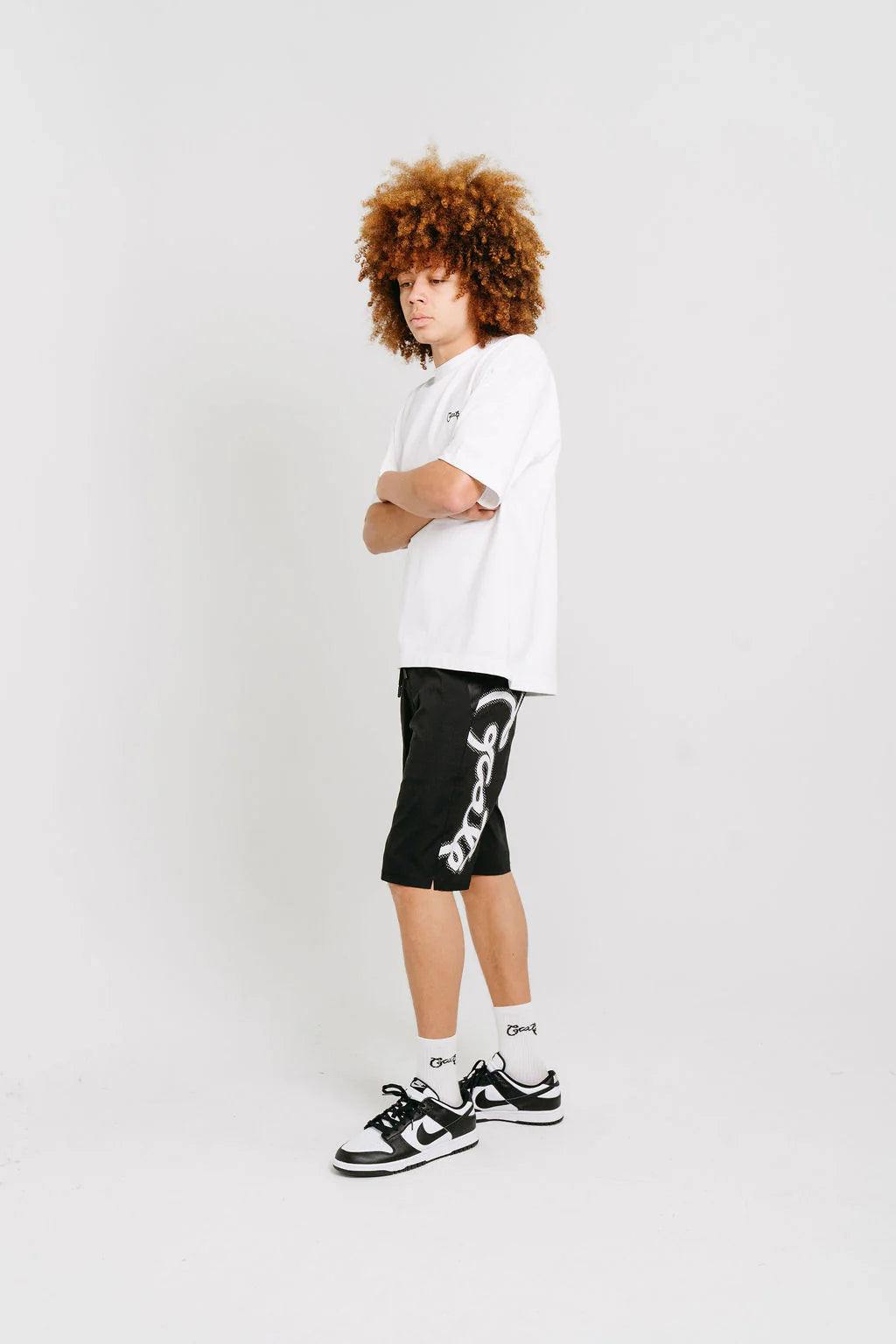 Crate 21" Scripted Boardshorts - Black