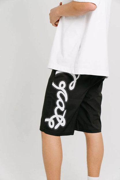 Crate 21" Scripted Boardshorts - Black