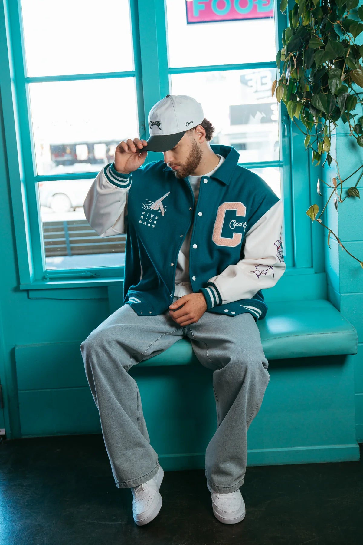 Crate X Rice Rice Baby Limited Edition Letterman Jacket