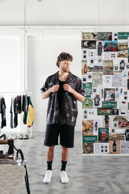 Crate X Willie The Waiter X Waikato Draught S/S Party Shirt