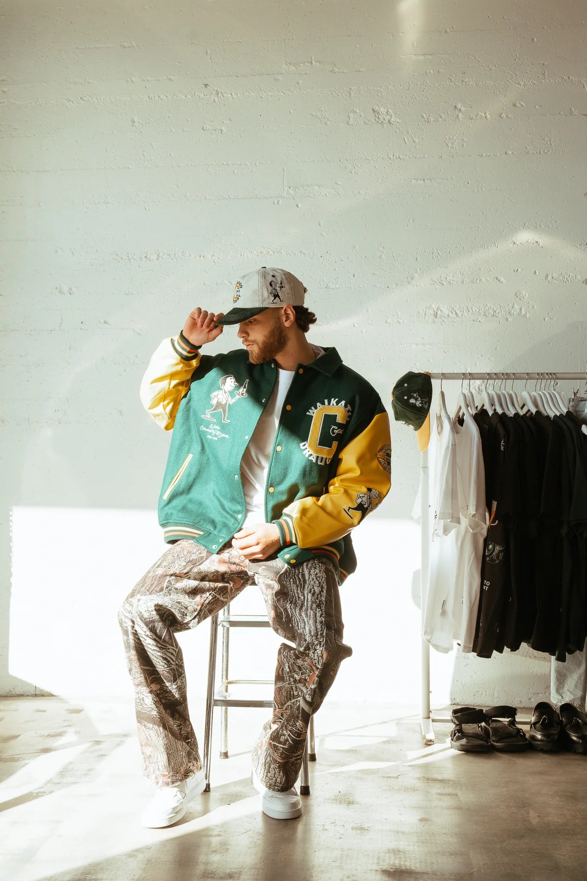 Crate X Willie The Waiter Limited Edition Letterman Jacket