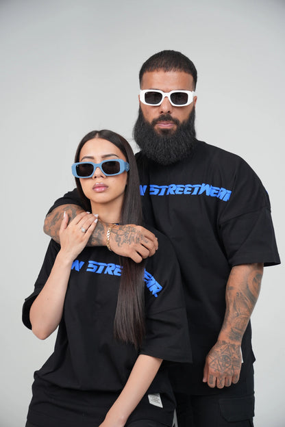 Polar Blue Tee - Black