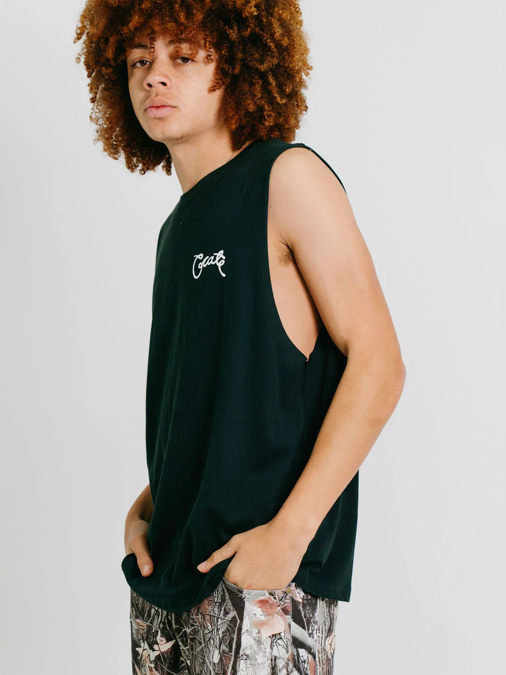 Crate Scripted Muscle Top - Pine