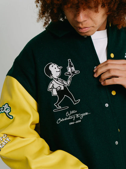 Crate X Willie The Waiter Limited Edition Letterman Jacket