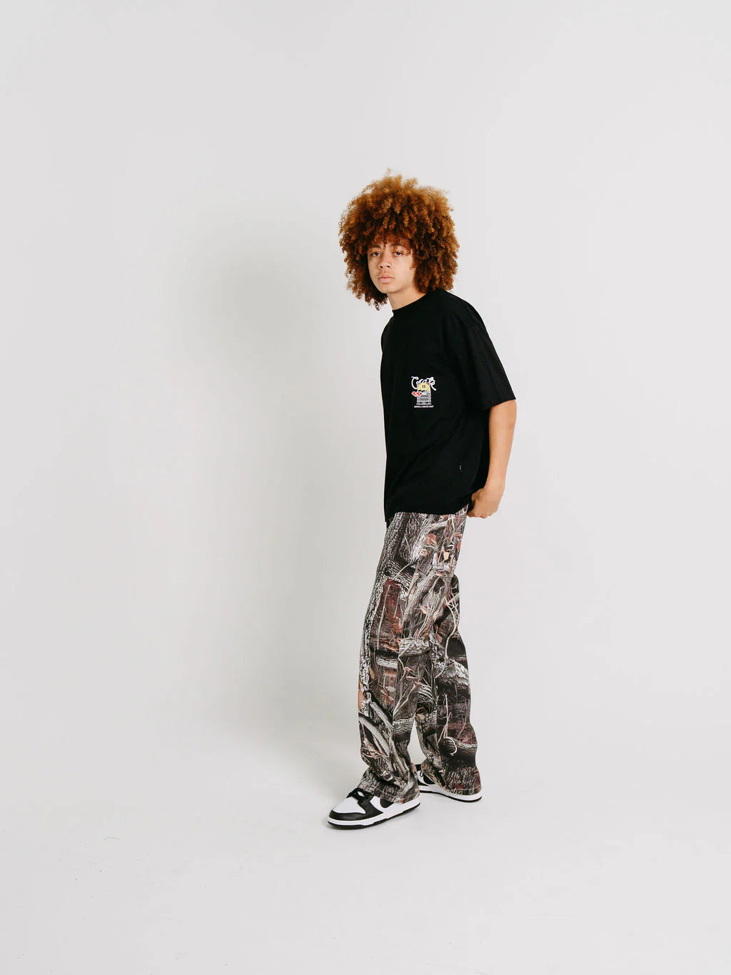 Vinyl Have A Crate Day Box Fit Tee - Black