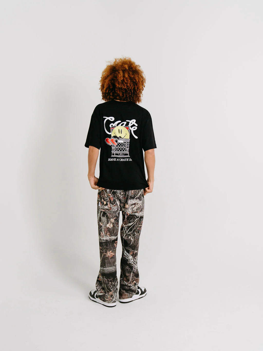 Vinyl Have A Crate Day Box Fit Tee - Black