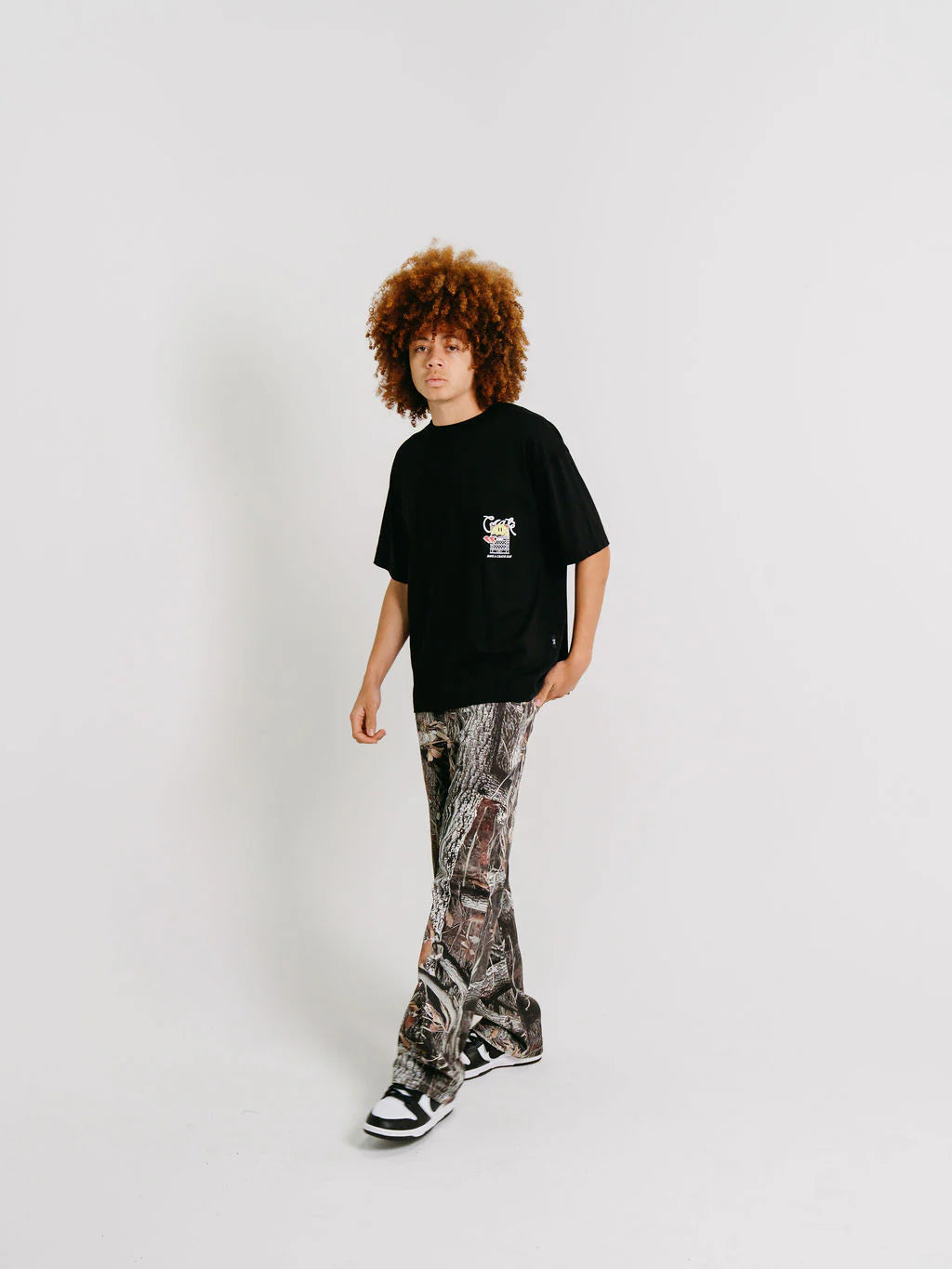 Vinyl Have A Crate Day Box Fit Tee - Black