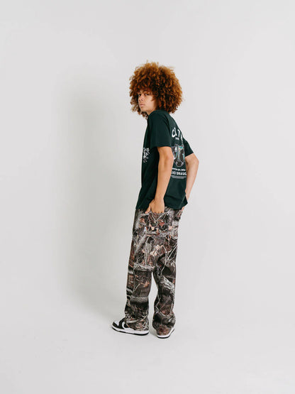 Crate X Willie The Waiter Beer Hug Tee - Pine
