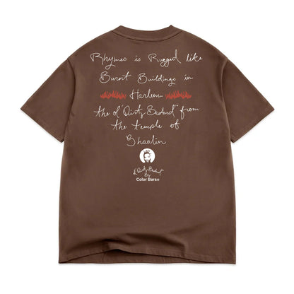 Color Bars X Ol Dirty Bastard Harlem Tee - Chocolate