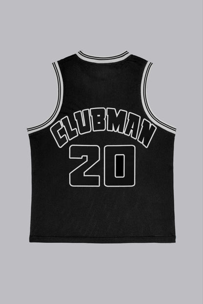 Contrast Singlet - Black/White