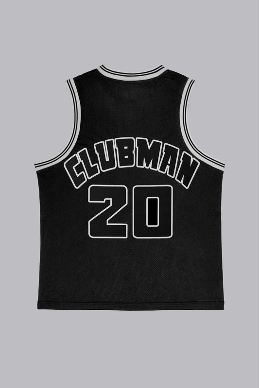 Contrast Singlet - Black/White