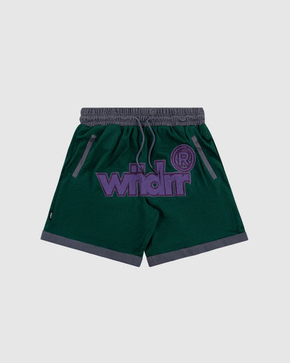 Wndrr Offcut Court Short - Green/Grey