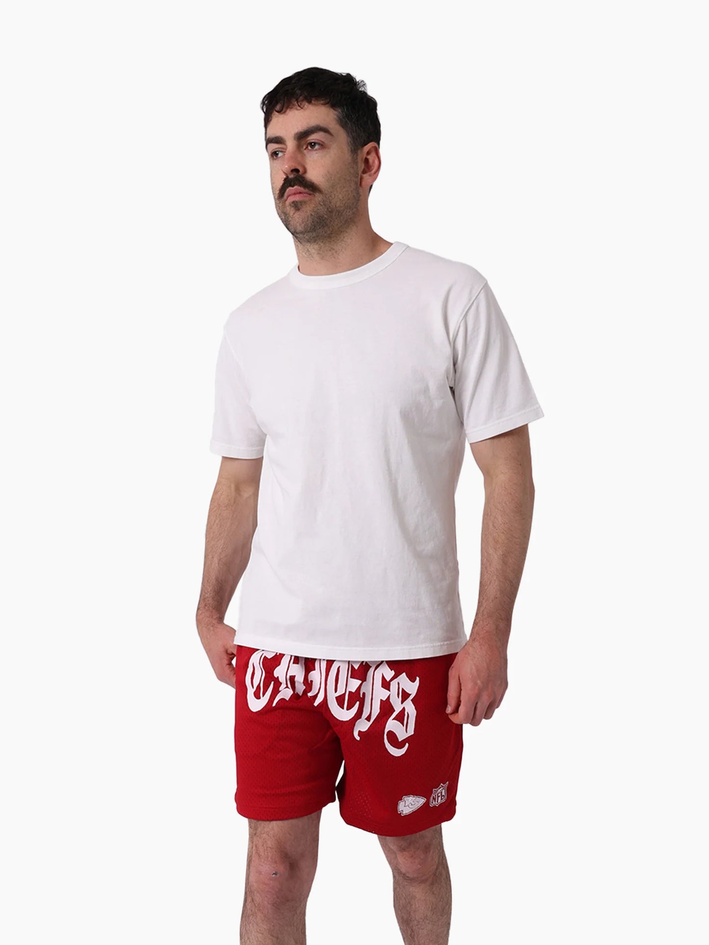 Kansas City Chiefs Stars & Text Mesh Shorts