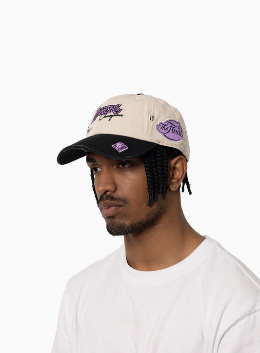 Mitchell & Ness NBA Distressed Dad Hat LA Lakers