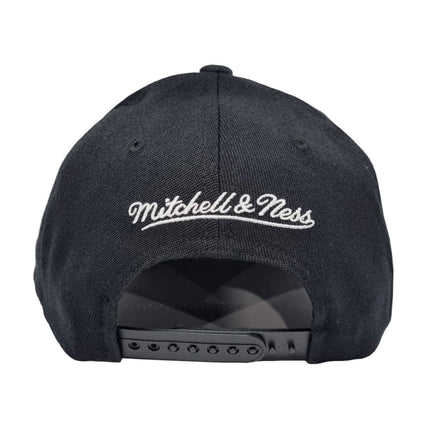 Mitchell And Ness Golden State Warriors Circle Patch Snapback - Black