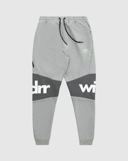 Wndrr Fusion Tech Trackpant - Grey Marle
